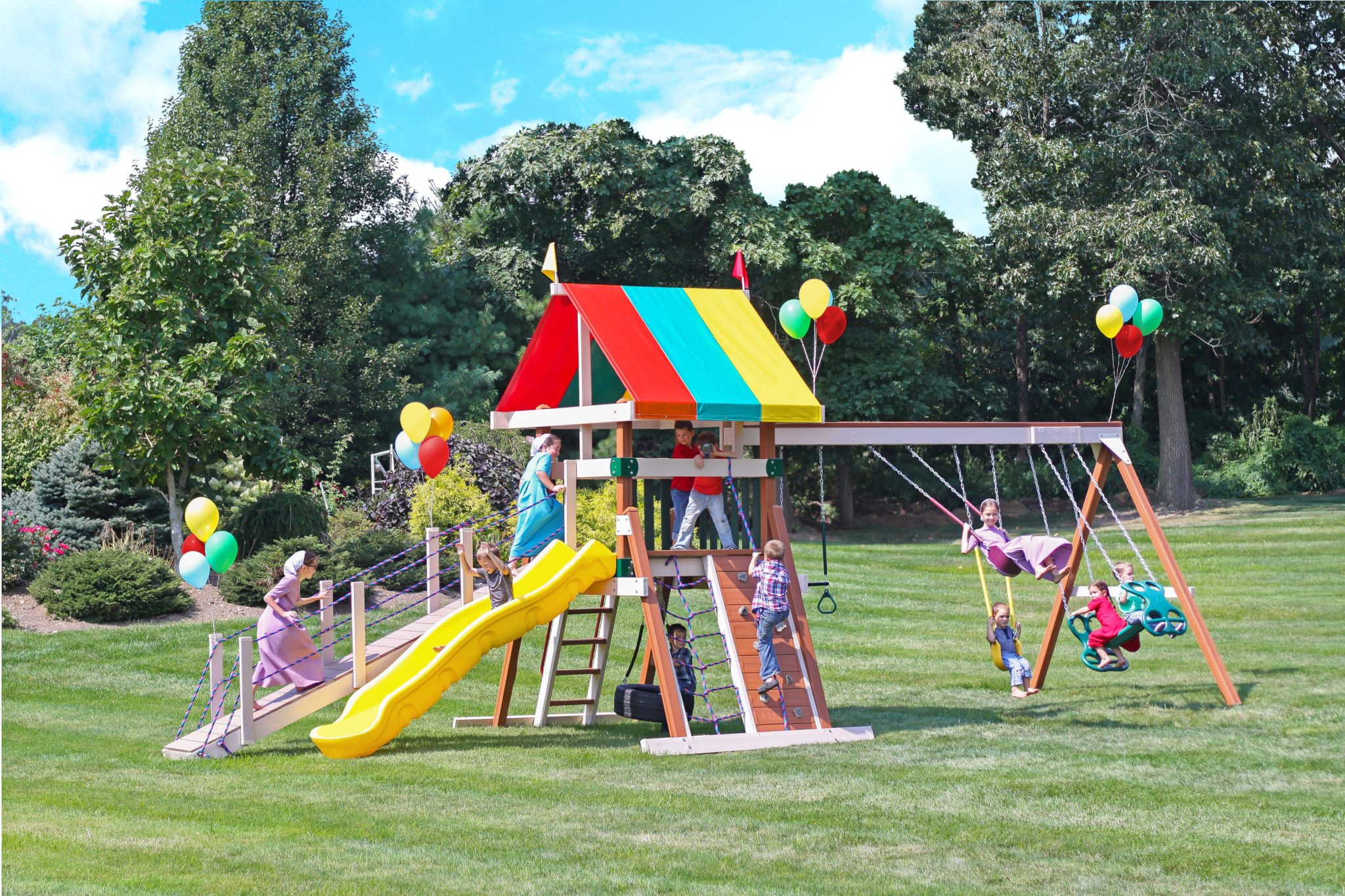 Scenic Pointe Swing Set PlayMor Swing Sets